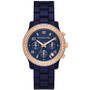 Women's Runway Quartz Chronograph Navy Acetate Watch 38mm