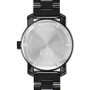 Women's Swiss Bold Black Ceramic & Stainless Steel Bracelet Watch 36mm