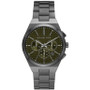 Men's Lennox Quartz Chronograph Gunmetal-Tone Stainless Steel Watch 40mm