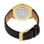 Women's Essentials Black Leather Strap Watch 32mm