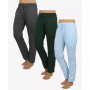Women's Loose Fit Classic Lounge Pants, Pack of 3