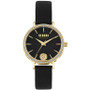 Women's Mar Vista Black Leather Strap Watch 34mm