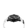 Men's The $kull White Silicone Strap Watch 44mm