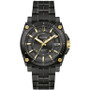 Men's Precisionist Icon Black-Tone Stainless Steel Bracelet Watch 40mm
