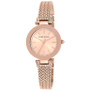 Women's Premium Crystal-Accented Rose Gold-Tone Stainless Steel Mesh Bracelet Watch 30mm AK-1906RGRG