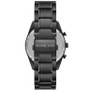 Men's Accelerator Quartz Chronograph Black Stainless Steel Watch 42mm