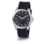 Men's Analog Navy Silicone Watch 44mm