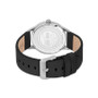 Men's Hempstead 3 Hands Black Leather Strap Watch 40mm