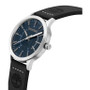 Men's Hempstead 3 Hands Black Leather Strap Watch 40mm