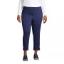 Women's Plus Size Lands' End Flex Mid Rise Pull On Crop Pants