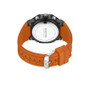 Men's Ana-digi Orange Silicon Strap Watch, 48mm