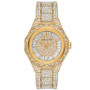 Women's Raquel Quartz Three-Hand Gold-Tone Stainless Steel Watch 41mm