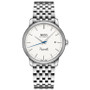 Men's Swiss Automatic Baroncelli III Heritage Stainless Steel Bracelet Watch 39mm