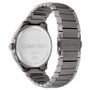 Men's 3H Quartz Gray Stainless Steel Bracelet Watch 43mm