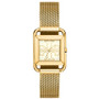 Women's The Miller Square Gold-Tone Stainless Steel Mesh Bracelet Watch 24mm