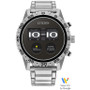 Unisex CZ Smart Wear OS Stainless Steel Bracelet Smart Watch 45mm