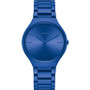 Unisex Swiss True Thinline Les Couleurs Le Corbusier Blue High-Tech Ceramic Bracelet Watch 39mm