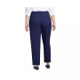 Women's Plus Size Starfish High Rise Pintuck Straight Leg Elastic Waist Pull On Ankle Pants