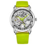 Women's Automatic Green Genuine Leather Strap Watch 40mm