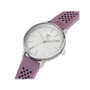 Unisex Three Hand Code One Small Pink Silicone Strap Watch 35mm
