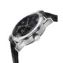 Men's Madison Swiss Automatic Black Leather Watch 39mm
