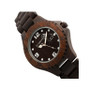 Raywood Wood Bracelet Watch W/Date Brown 47Mm