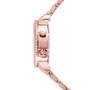 Women's Elise Swiss Tri-Time Rose Gold-Tone Ion-Plated Stainless Steel Bracelet Watch 33mm