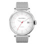 Silver Tone Dial with Silver Tone Steel and Silver Tone Steel Mesh Watch 44 mm