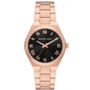 Women's Lennox Quartz Three-Hand Rose Gold-Tone Stainless Steel Watch 37mm