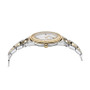 Women's Swiss V-Tribute Two Tone Studded Stainless Steel Bracelet Watch 36mm