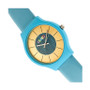 Unisex Trinity Powder Blue Leatherette Strap Watch 36mm