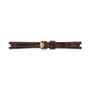 Women's Bellissima PVD Brown Leather Strap Watch 29mm