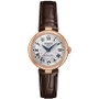 Women's Bellissima PVD Brown Leather Strap Watch 29mm