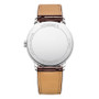 Men's Swiss Classima Red-Brown Leather Strap Watch 42mm