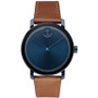 Men's Swiss Evolution Bold Cognac Leather Strap Watch 40mm, Created for Macy's
