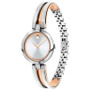 Women's Swiss Aleena Two-Tone PVD Stainless Steel Bangle Bracelet Watch 27mm, Created for Macy's