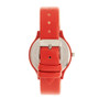 Unisex Trinity Red Leatherette Strap Watch 36mm