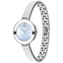 Women's Swiss Bold Stainless Steel Bangle Bracelet Watch 28mm