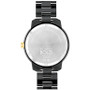 Women's Bold Verso Swiss Quartz Black Ceramic Bracelet Watch 39mm