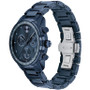 Men's Bold Verso Swiss Chronograph Blue Stainless Steel Bracelet Watch 44mm