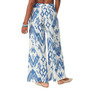 Women's Carrie Printed Drawstring-Waist Wide-Leg Pants