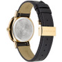Women's Swiss Greca Chic Black Leather Strap Watch 36mm