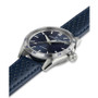 Women's Swiss Automatic Jazzmaster Performer Blue Leather Strap Watch 34mm