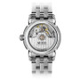Women's Swiss Automatic Baroncelli Diamond (1/10 ct. t.w.) Stainless Steel Bracelet Watch 33mm