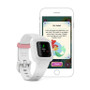 Unisex Vívofit Jr. 3 Disney Princess White Silicone Strap Smart Watch 130-175mm