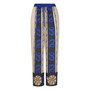 Women's Wide-Leg Printed Satin Pants