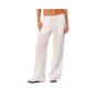 Women's Linen Low Rise Cargo Pants