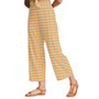 Juniors' Into You Textured Plaid Pull-On Pants