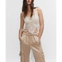 Women's Satin Cargo Trousers