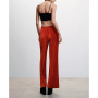Women's Pleated Velvet Pants